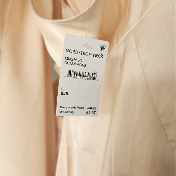 Junior's Champagne Dress. Large - Picture 3 of 3